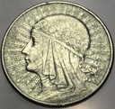 10 zł złotych 1932 Głowa Kobiety Polonia SREBRO