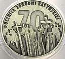 10 zł złotych 2010 Katyń 70 rocznica Zbrodni Katyńskiej SREBRO