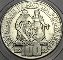 100 zł złotych 1966 Mieszko Dąbrówka Tysiąclecie Państwa Polskiego SREBRO
