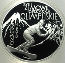 10 zł złotych 1998 Zimowe Igrzyska Nagano SREBRO