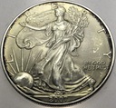 USA 1 dolar dollar 2007 American Silver Eagle uncja 1 oz SREBRO