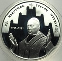 10 zł złotych 2001 Kardynał Stefan Wyszyński SREBRO