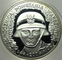 10 zł złotych 2004 Powstanie Warszawskie 1944 SREBRO
