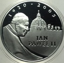 10 zł złotych 2005 Jan Paweł II 1920 2005 SREBRO