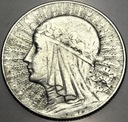 5 zł złotych 1934 Głowa Kobiety Polonia SREBRO