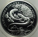 20 zł złotych 2009 Jaszczurka Zielona SREBRO