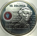 10 zł złotych 2008 Powstanie Wielkopolskie Paderewski SREBRO