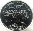 10 zł złotych 2005 60 rocznica zakończenia II Wojny Światowej SREBRO