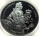 10 zł złotych 2005 Stanisław August Poniatowski PÓŁPOSTAĆ SREBRO