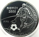 10 zł złotych 2006 MŚ Niemcy Mistrzostwa Świata FIFA SREBRO