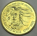 2 zł złote 1998 Adam Mickiewicz
