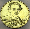 2 zł złote 1999 Juliusz Słowacki