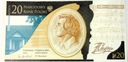 20 zł złotych 2009 Fryderyk Chopin banknot kolekcjonerski NBP