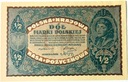 1920 1/2 Pół Marki Polskiej