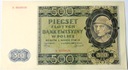 1940 500 zł Pięćset Złotych seria A Góral