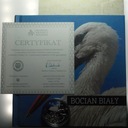 medal 2009 BOCIAN BIAŁY Symbole Przyrody Zwierzęta Mennica SREBRO