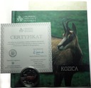 medal 2009 KOZICA Symbole Przyrody Zwierzęta Mennica SREBRO