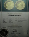 medal 100 Lat Złotego