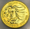 2 zł złote 1998 Adam Mickiewicz
