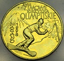 2 zł złote 1998 Nagano Zimowe Igrzyska Olimpijskie