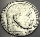 Niemcy 2 marki Reichsmark 1937 A Hindenburg SREBRO
