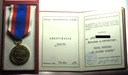 Odznaka W Służbie Narodu ZŁOTA XX medal MSW + legitymacja
