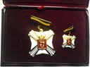 Odznaka Zasłużony dla Warszawy 1998-2014 + miniaturka