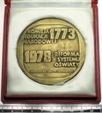 medal 1978 KEN Komisja Edukacji Narodowej 1773 Reforma Systemu Oświaty MOiW