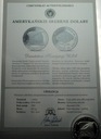 USA 1 dolar dollar 1987 Konstytucja 200 lat SREBRO