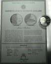 USA 1 dolar Dollar 1993 James Madison SREBRO