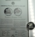 USA 1 dolar dollar 1987 Konstytucja 200 lat SREBRO