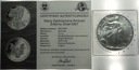 Fabulous USA 1 dolar 2007 Srebrny Orzeł American Silver Dollar SREBRO