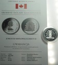 Kanada 1 dolar 1977 Jubileusz Elżbiety II Srebrne Dolary Kanadyjskie SREBRO