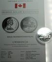 Kanada 1 dolar 1981 Kolej Transkontynentalna Srebrne Dolary Kanadyjskie