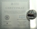 Symbole Przyrody 2010 ŻUBR Zwierzęta Mennica SREBRO
