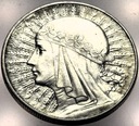 10 zł złotych 1933 Głowa Kobiety Polonia SREBRO