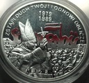 10 zł złotych 2009 Wybory 4 VI 1989 Solidarność Jan Paweł II SREBRO