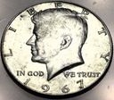 USA 1/2 dolara Half Dollar 1967 Kennedy JFK Liberty SREBRO