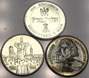 Zestaw 10000 zł 1990 1991 1992 Solidarność Konstytucja Warneńczyk