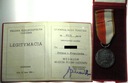 Medal 40-lecia Polski Ludowej XL Walka Praca Socjalizm legitymacja 1984 (2)