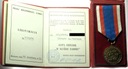 ZŁOTA Odznaka W Służbie Narodu XXX MSW + legitymacja 1975