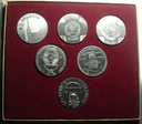 zestaw medali x6 1987 Jan Paweł II 3 Pielgrzymka II Kongres Eucharystyczny