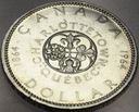 Kanada 1 dolar 1964 Charlottetown Quebec SREBRO
