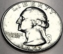 USA 25 centów quarter dollar 1957 Washington SREBRO