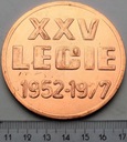 medal 1977 XXV Lecie 1952-1977 58 P.W.