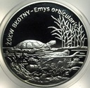 20 zł złotych 2002 Żółw Błotny SREBRO