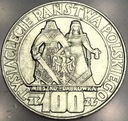 100 zł złotych 1966 Mieszko Dąbrówka Tysiąclecie Państwa Polskiego SREBRO