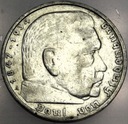 Niemcy 5 marek Reichsmark 1935 A Hindenburg SREBRO