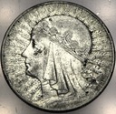 10 zł złotych 1932 Głowa Kobiety Polonia SREBRO