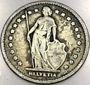 Szwajcaria 1 frank 1913 SREBRO